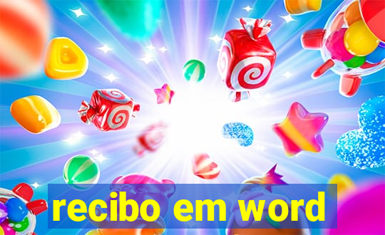 recibo em word